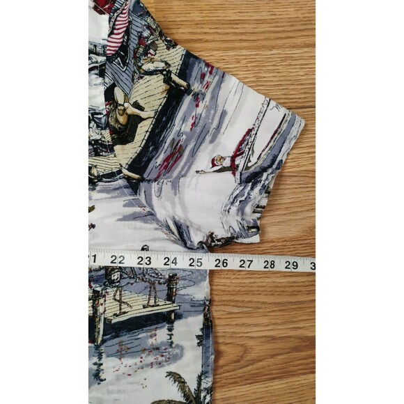 Hawaiian Santa Boats Christmas Shirt Clearwater Outfitters XL - Picture 5 of 16